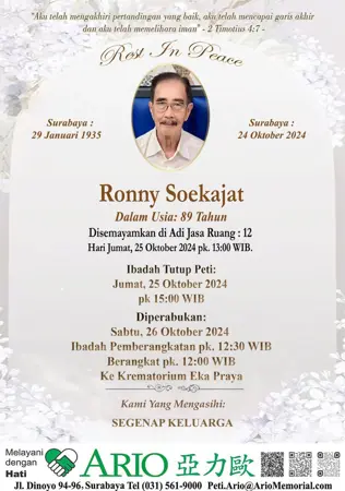 Ronny Soekajat first banner