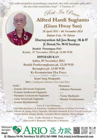 Alfred Hardi Sugianto first banner