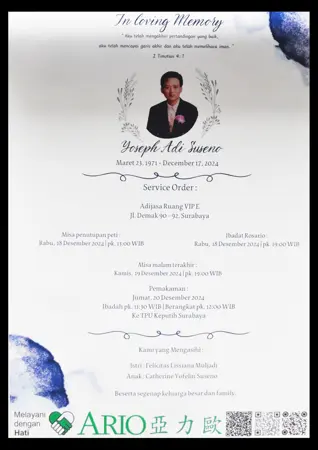 Yoseph Adi Suseno first banner