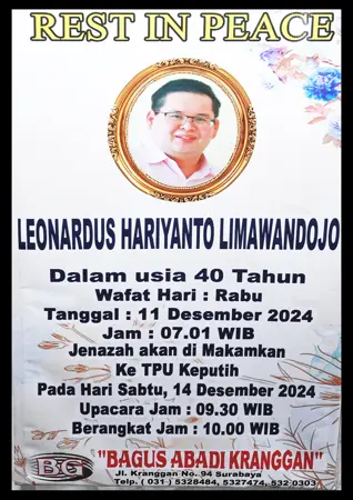 Leonardus Hariyanto Limawandojo first banner