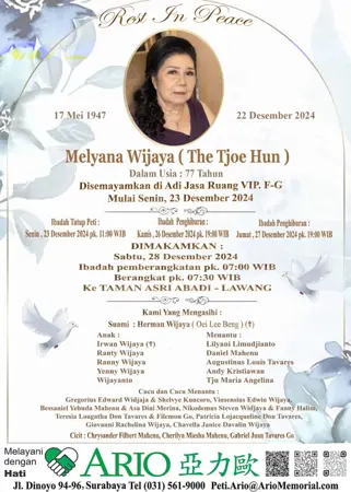Melyana Wijaya first banner