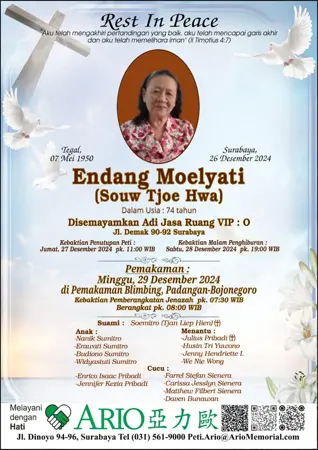 Endang Moelyati first banner