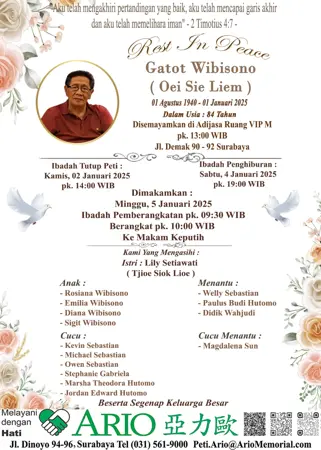 Gatot Wibisono first banner