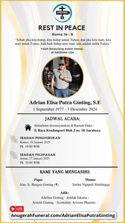 Adrian Elisa Putra Ginting, S.E first banner