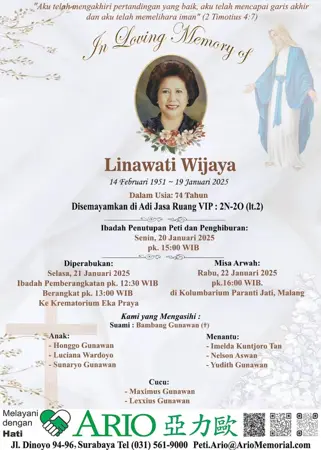 Linawati Wijaya first banner