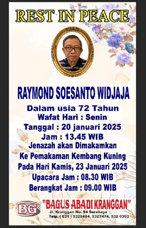 Raymond Soesanto Widjaja first banner