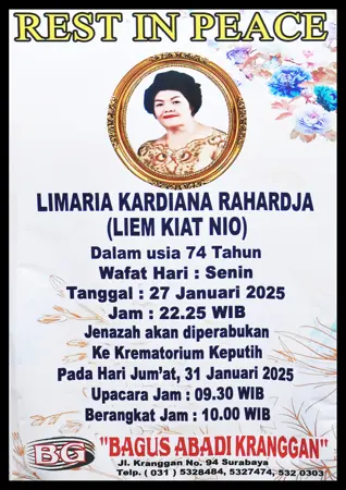 Limaria Kardiana Rahardja first banner