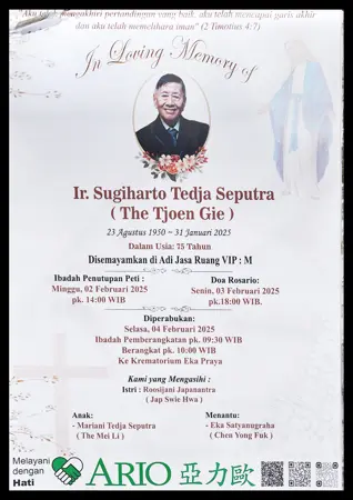 Ir. Sugiharto Tedja Seputra first banner