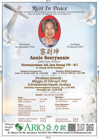 Annie Soeryannie first banner