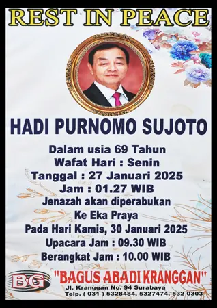 Hadi Purnomo Sujoto first banner