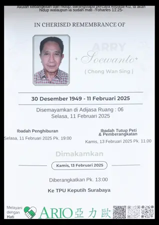 Arry Soewanto first banner