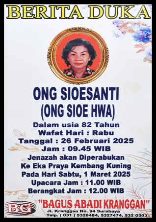 Ong Sioesanti first banner