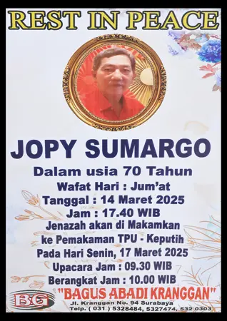 Jopy Sumargo first banner