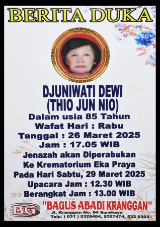 Djuniwati Dewi first banner