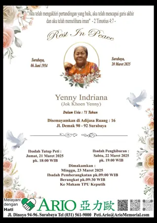 Yenny Indriana first banner