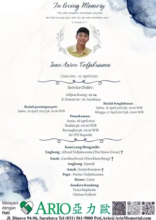 Sean Aaron Tedjakusuma second banner