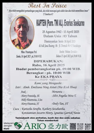 Kapten Purn. TNI AL. Evarius Soekarno first banner