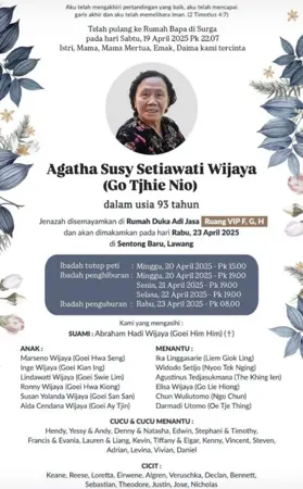Agatha Susy Setiawati Wijaya first banner