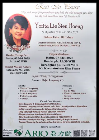 Yofita Lie Sien Hoeng first banner