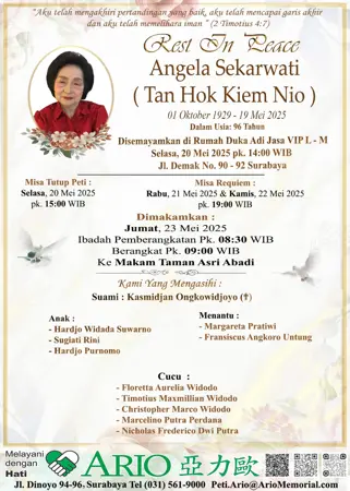 Angela Sekarwati first banner