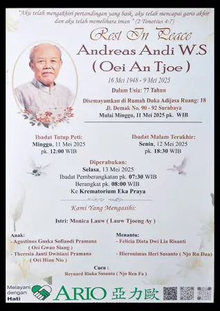 Andreas Andi W.S. first banner