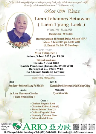 Liem Johannes Setiawan first banner
