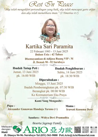 Kartika Sari Paramita first banner