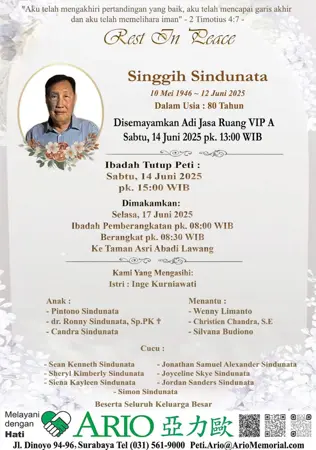 Singgih Sindunata first banner