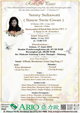 Yenny Suliawati first banner