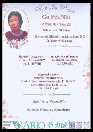 Go Pek Nio first banner