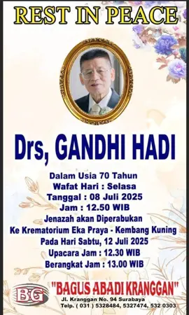 Drs, Gandhi Hadi first banner