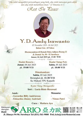 Y. D. Andy Irawanto first banner