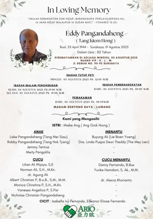 Eddy Pangandaheng first banner