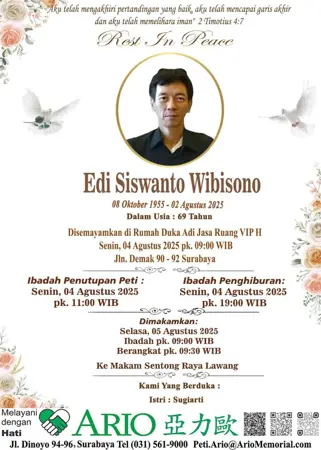 Edi Siswanto Wibisono first banner