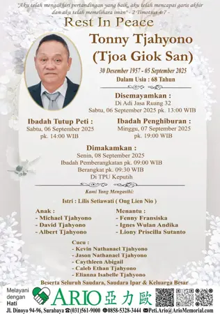 Tonny Tjahyono first banner