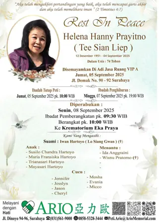 Helena Hanny Prayitno first banner
