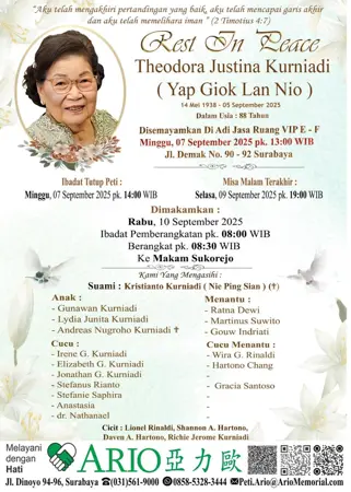 Theodora Justina Kurniadi first banner