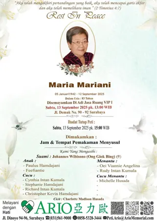 Maria Mariani first banner