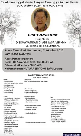 Lim Tjong Kim first banner