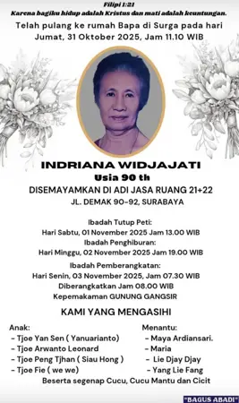 Indriana Widjajati first banner