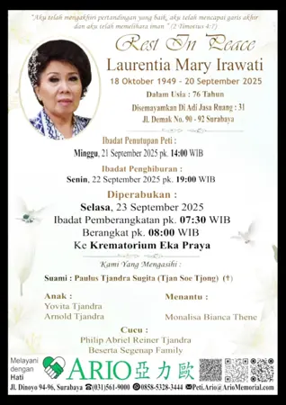 Laurentia Mary Irawati first banner