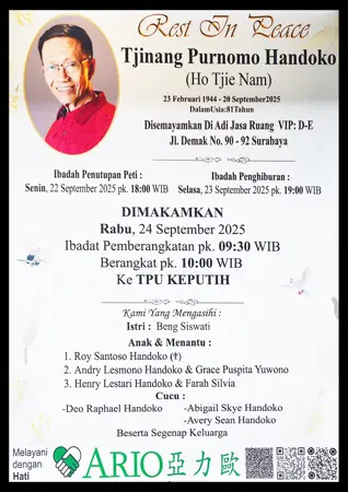 Tjinang Purnomo Handoko first banner