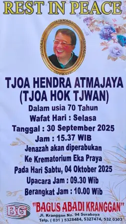 Tjoa Hendra Atmajaya first banner
