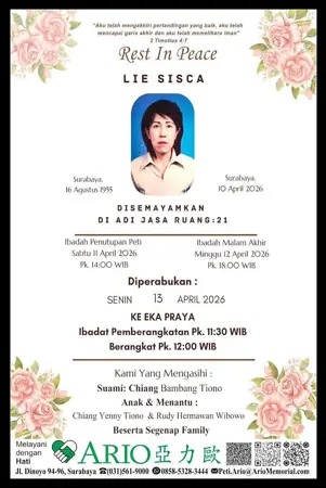 Lie Sisca first banner