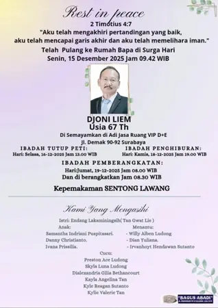 Djoni Liem first banner