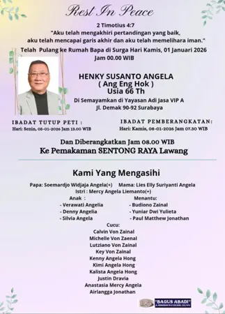 Henky Susanto Angela first banner