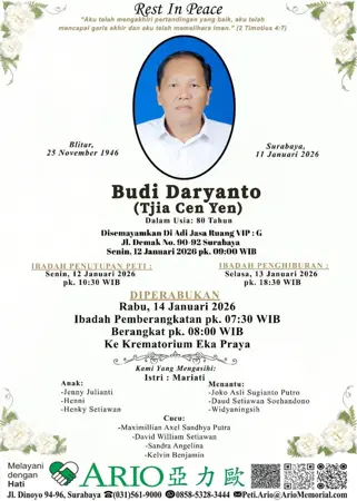 Budi Daryanto first banner