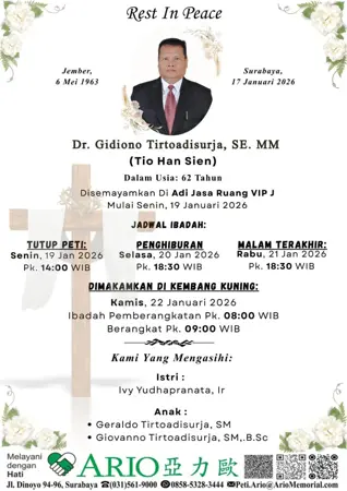 Dr. Gidiono Tirtoadisurja first banner