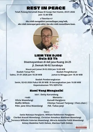 Liem Tek Djok first banner