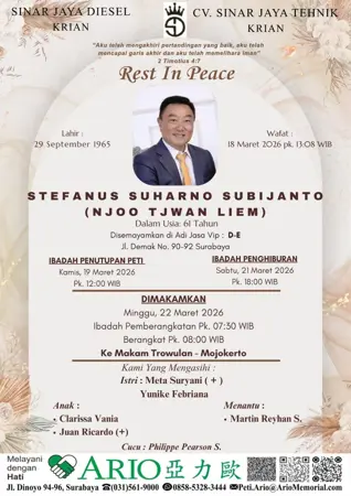 Stefanus Suharno Subijanto first banner
